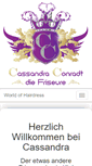 Mobile Screenshot of cassandradiefrisoerin.de
